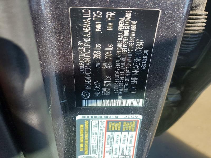 2022 HYUNDAI ELANTRA SEL 13
