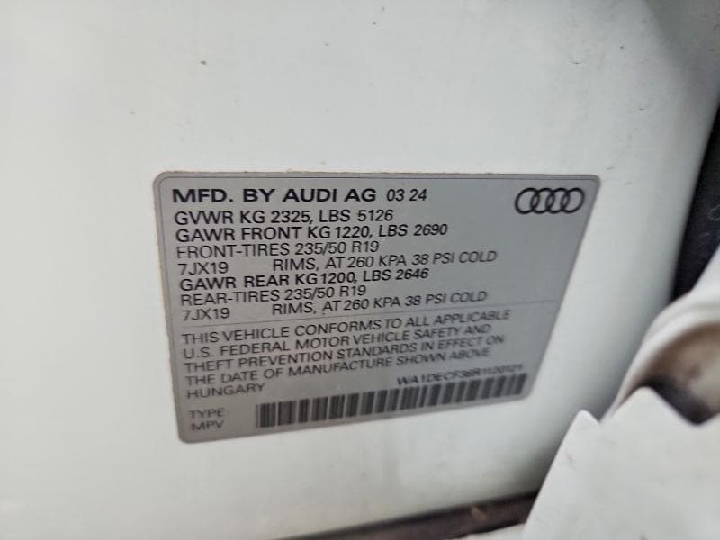 2024 AUDI Q3 PREMIUM S LINE 45 12