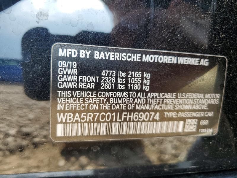 2020 BMW 330XI 12