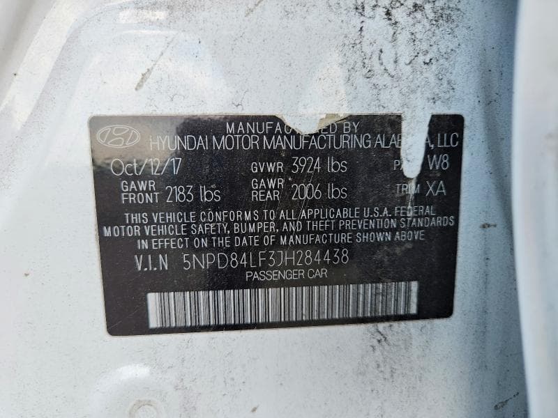2018 HYUNDAI ELANTRA SEL 12