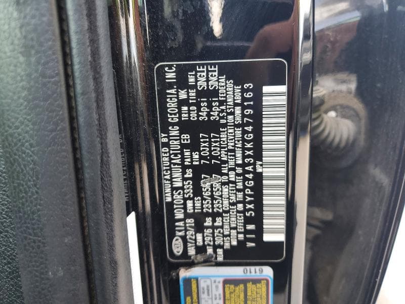 2019 KIA SORENTO L 13