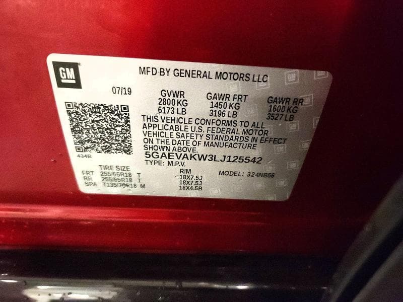 2020 BUICK ENCLAVE ESSENCE 13