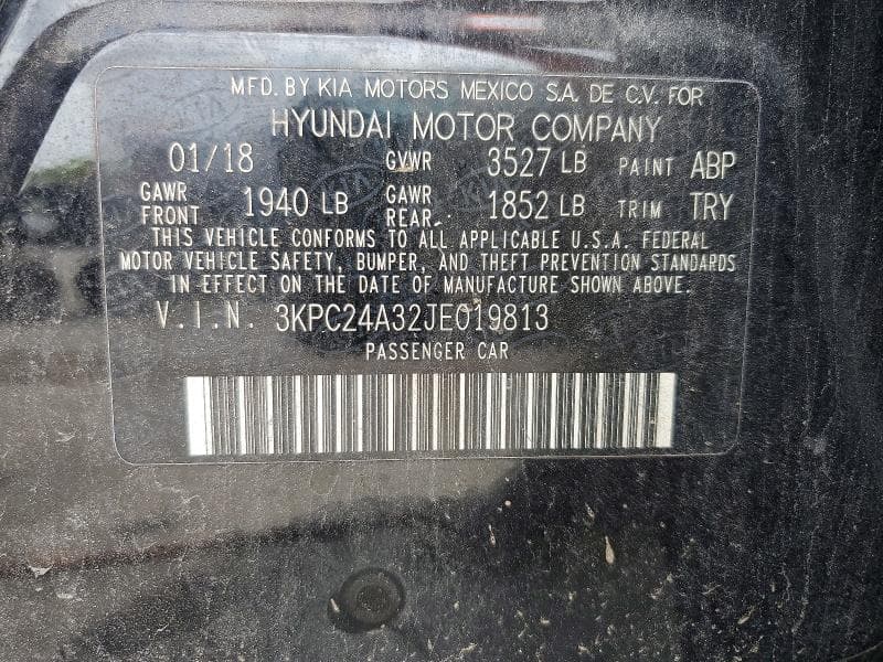 2018 HYUNDAI ACCENT SE 12