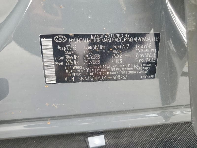 2023 HYUNDAI SANTA FE XRT 12