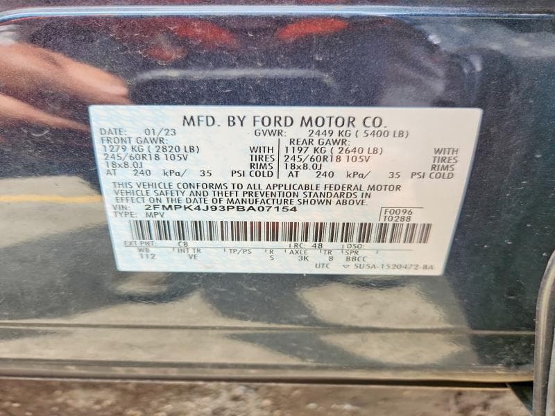 2023 FORD EDGE SEL 13