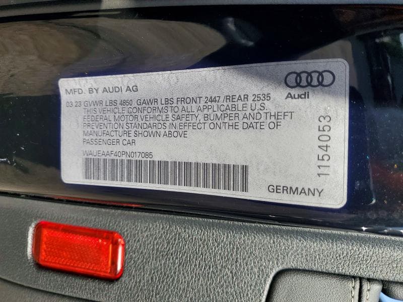2023 AUDI A4 PREMIUM PLUS 45 12