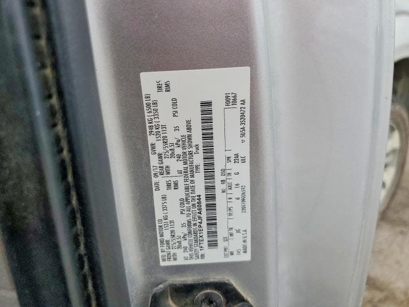 2018 FORD F150 SUPER CAB 12