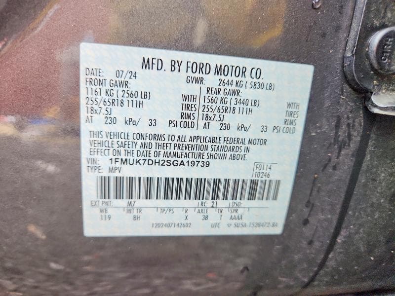 2025 FORD EXPLORER ACTIVE 13