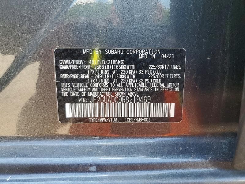 2024 SUBARU CROSSTREK PREMIUM 13