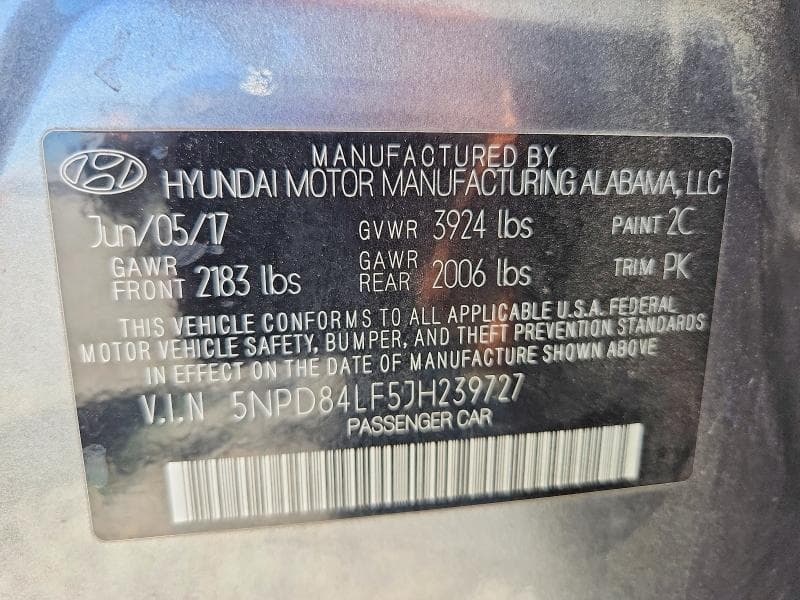 2018 HYUNDAI ELANTRA SEL 13
