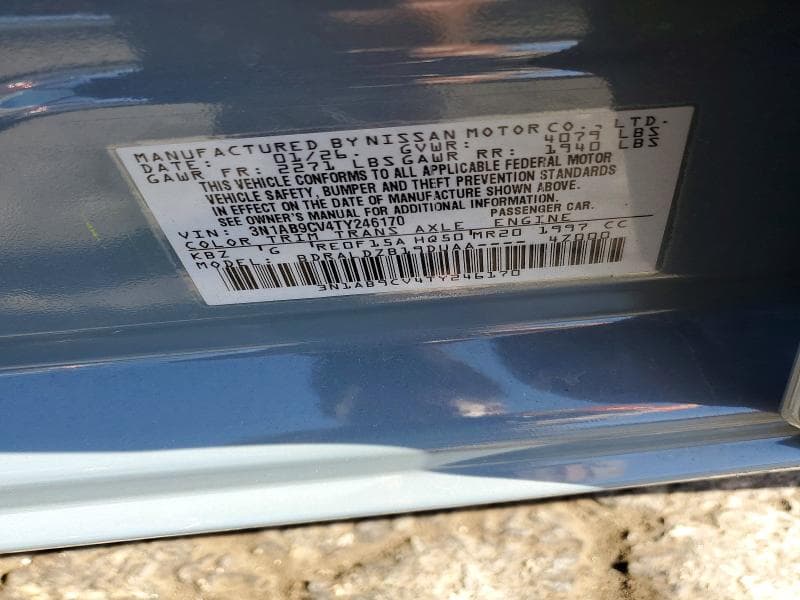 2026 NISSAN SENTRA SV 12