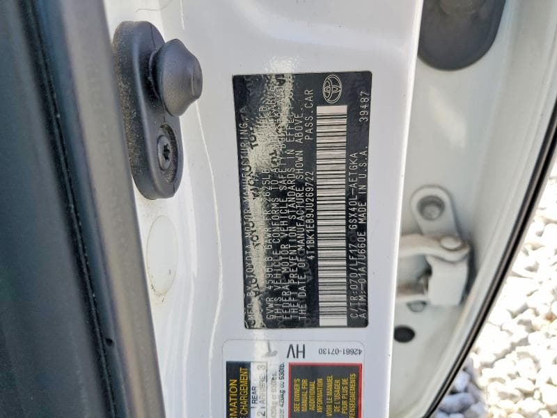 2018 TOYOTA AVALON XLE PLUS 12