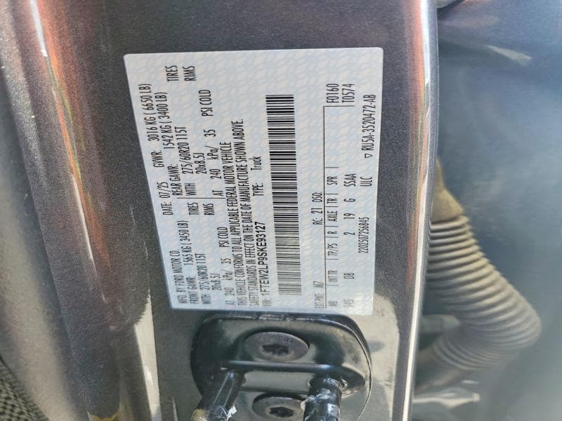 2025 FORD F150 STX 12