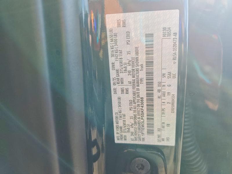 2025 FORD F150 XLT 12