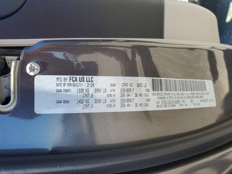 2020 CHRYSLER PACIFICA TOURING L PLUS 13