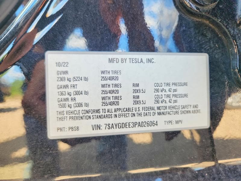 2023 TESLA MODEL Y 12