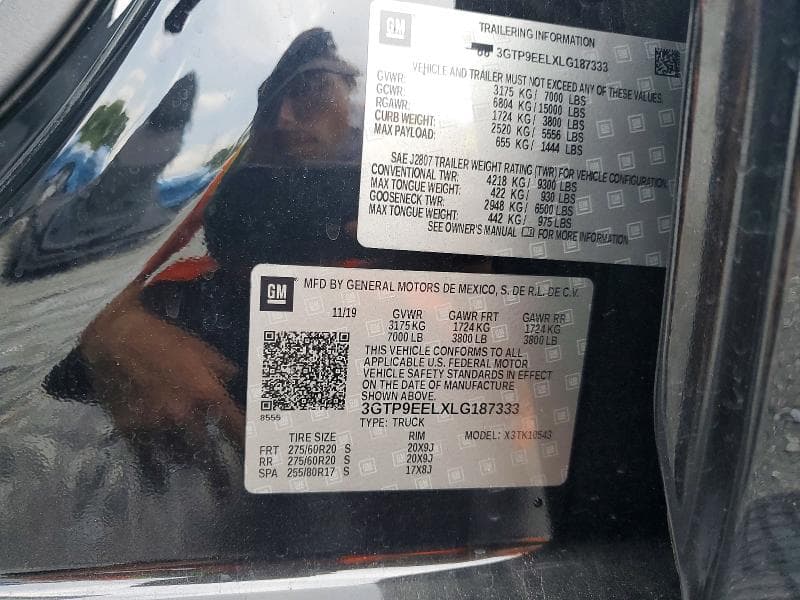 2020 GMC SIERRA K1500 AT4 12