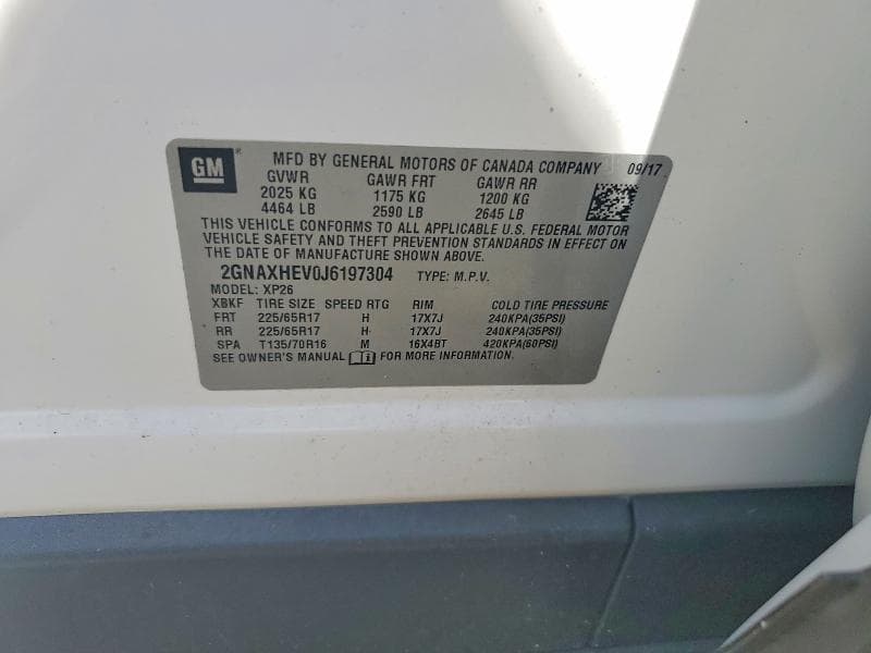 2018 CHEVROLET EQUINOX LS 13
