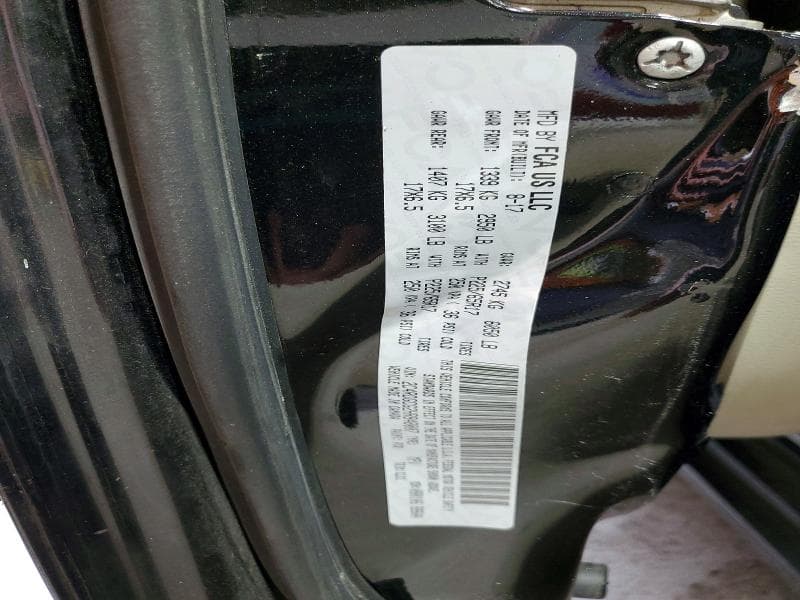 2017 DODGE GRAND CARAVAN SXT 13