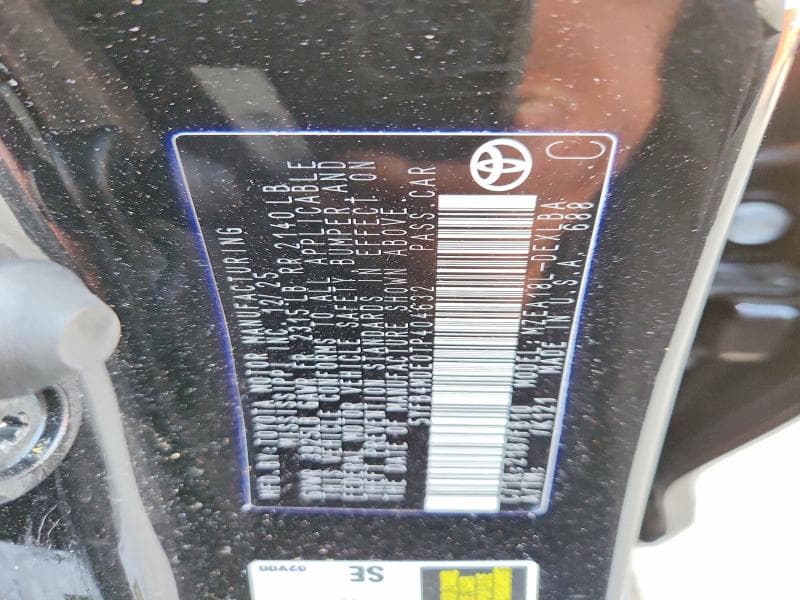 2026 TOYOTA COROLLA LE 12