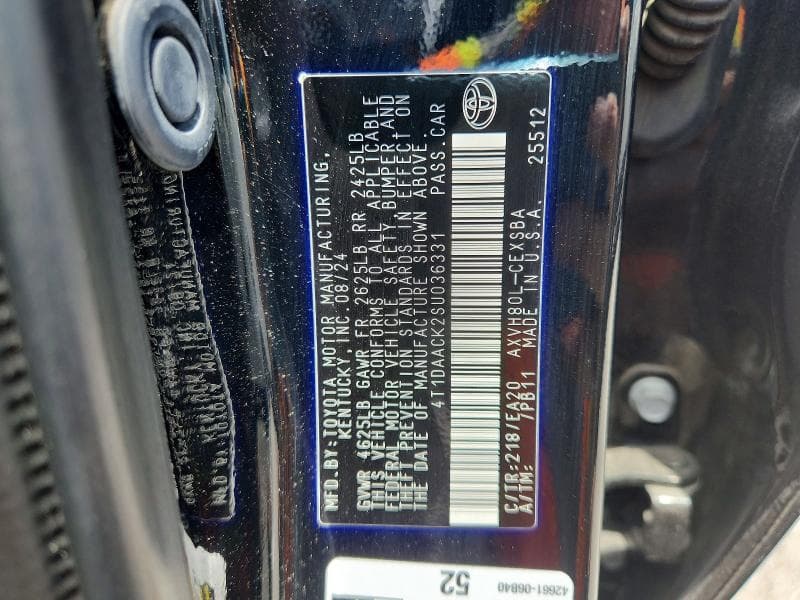 2025 TOYOTA CAMRY SE 13