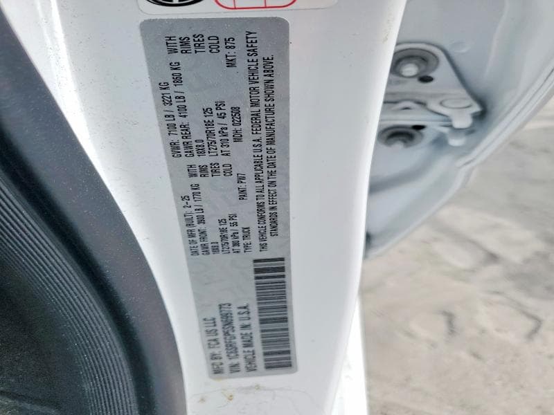 2025 RAM 1500 TRADESMAN 12