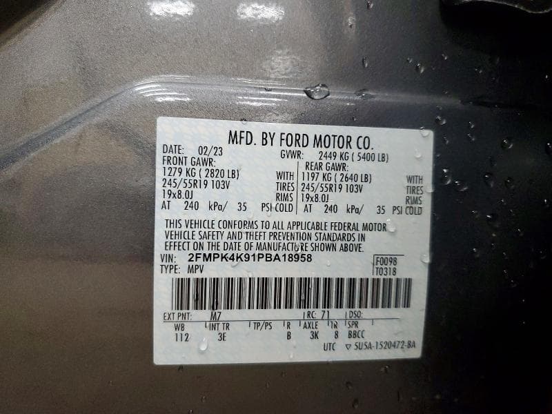 2023 FORD EDGE TITANIUM 14