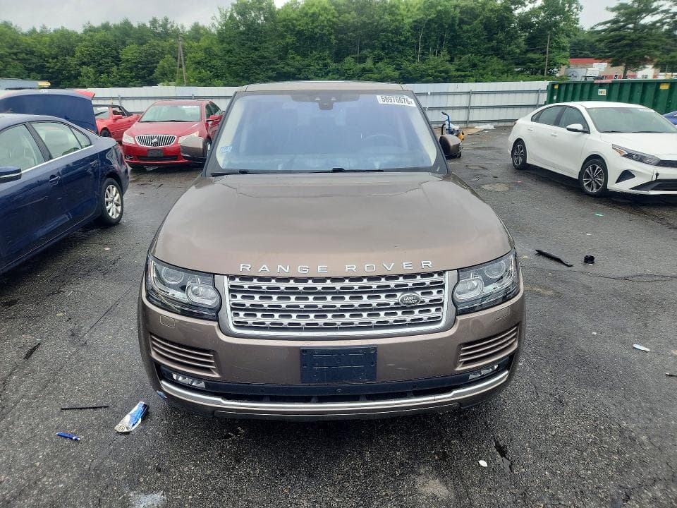 2017 LAND ROVER RANGE ROVER HSE 5