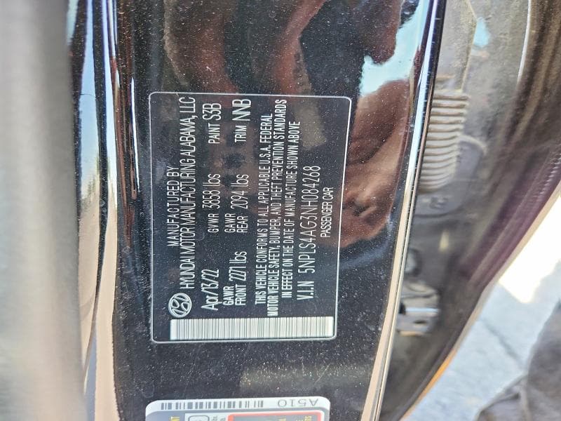 2022 HYUNDAI ELANTRA SEL 12
