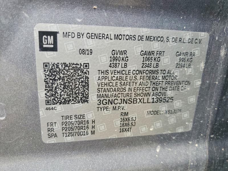 2020 CHEVROLET TRAX LS 13