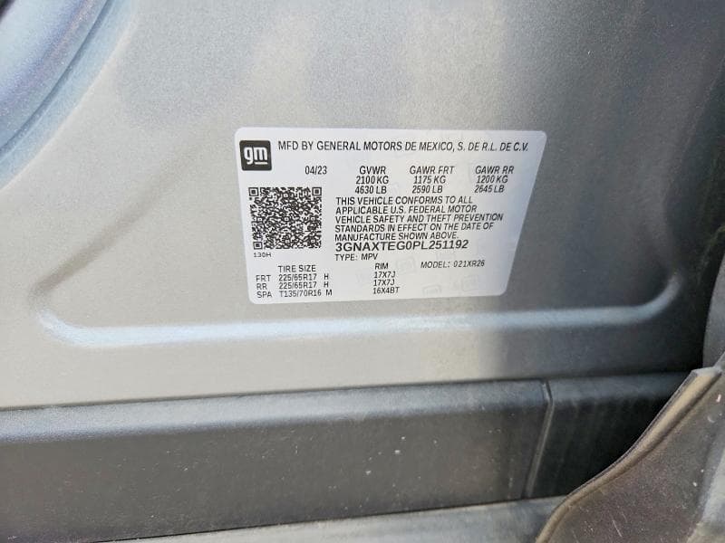 2023 CHEVROLET EQUINOX LT 12