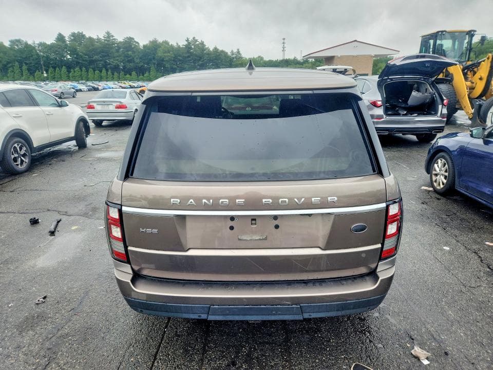 2017 LAND ROVER RANGE ROVER HSE 6