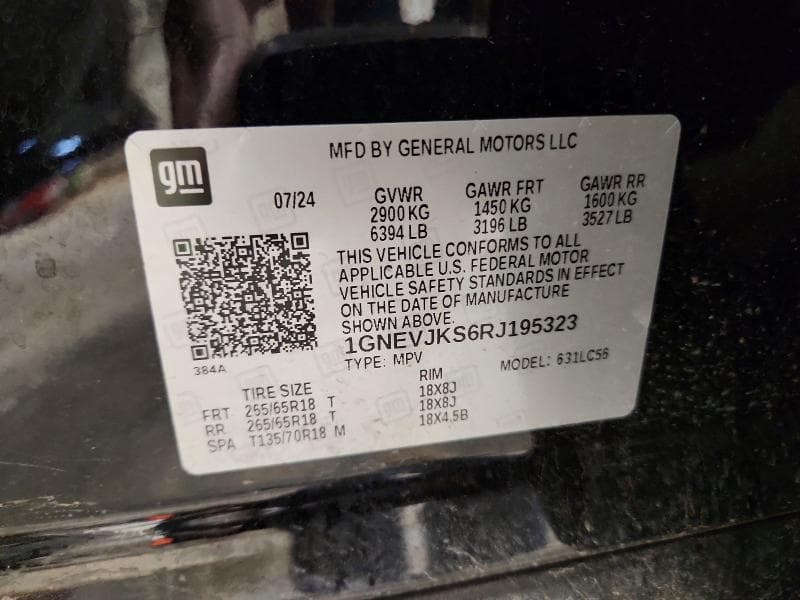 2024 CHEVROLET TRAVERSE LT Z71 13