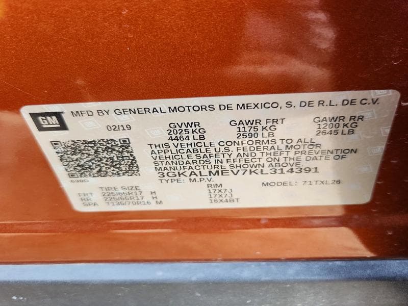 2019 GMC TERRAIN SLE 14