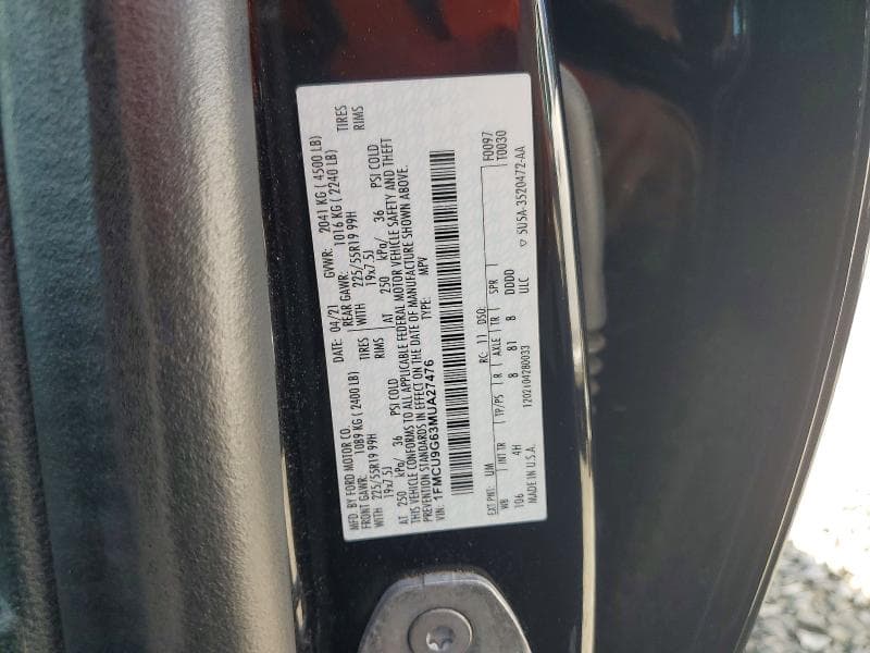 2021 FORD ESCAPE SE 13