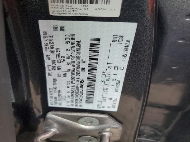 2018 FORD ESCAPE SE 13