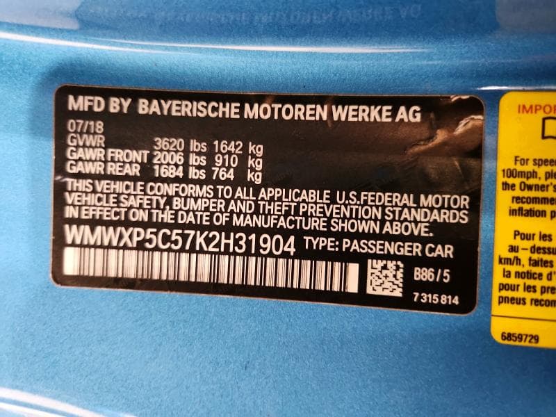 2019 MINI COOPER 13
