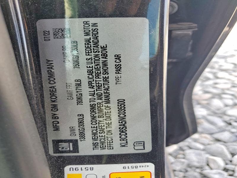 2022 CHEVROLET SPARK 1LT 14