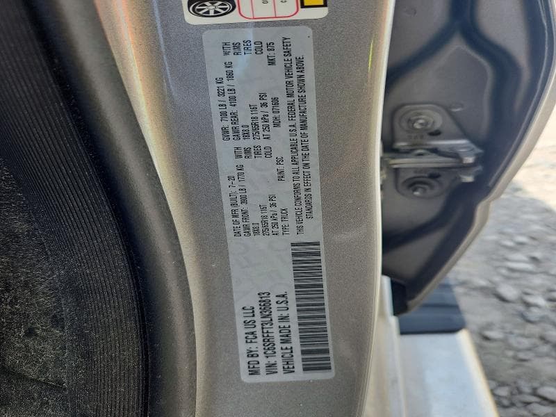 2020 RAM 1500 BIG HORN/LONE STAR 12