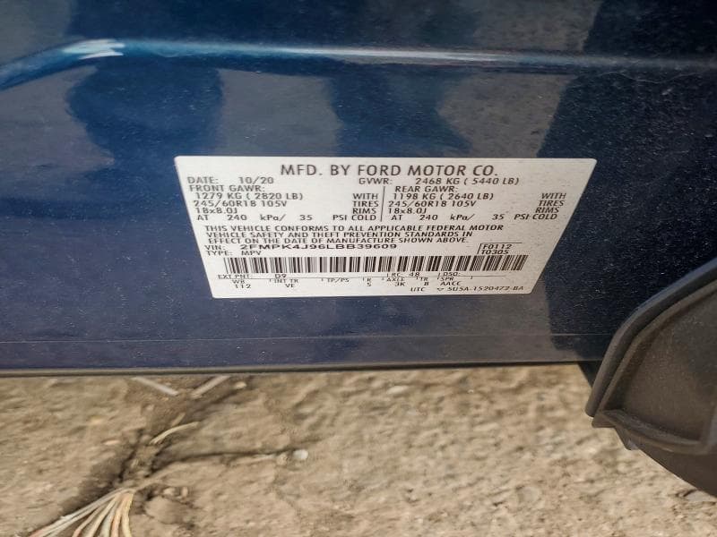 2020 FORD EDGE SEL 13