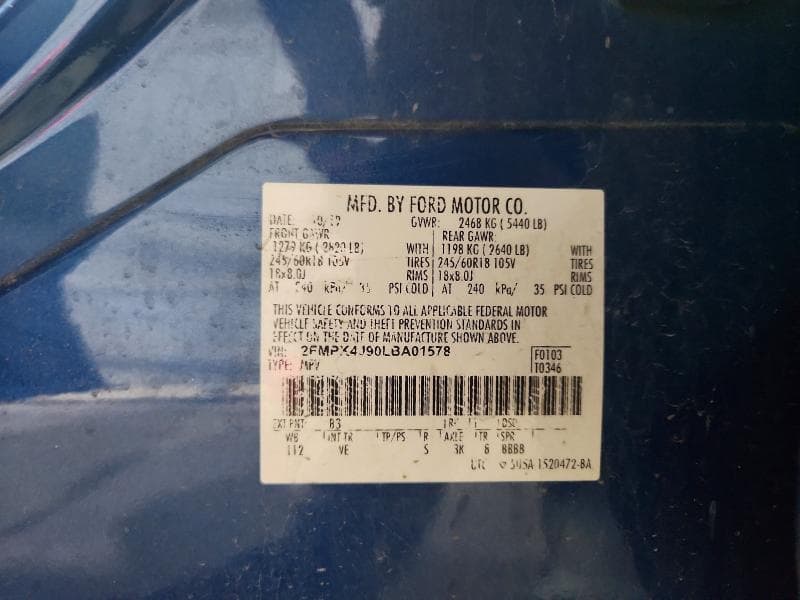 2020 FORD EDGE SEL 13