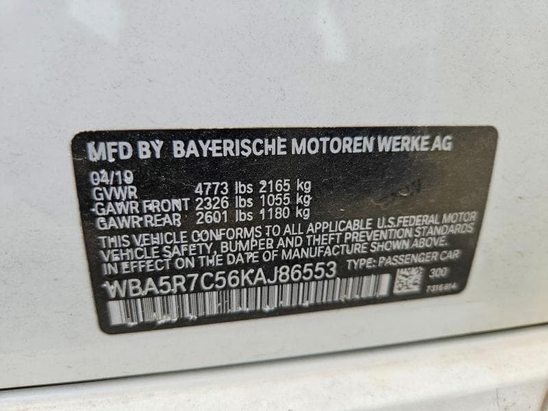 2019 BMW 330XI 12