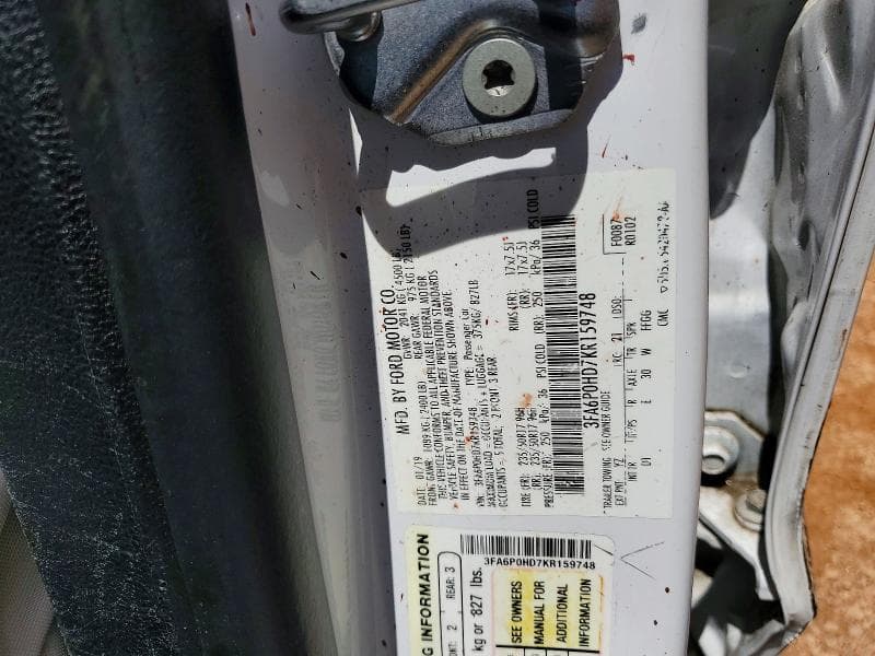2019 FORD FUSION SE 12