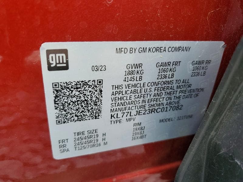 2024 CHEVROLET TRAX 2RS 14