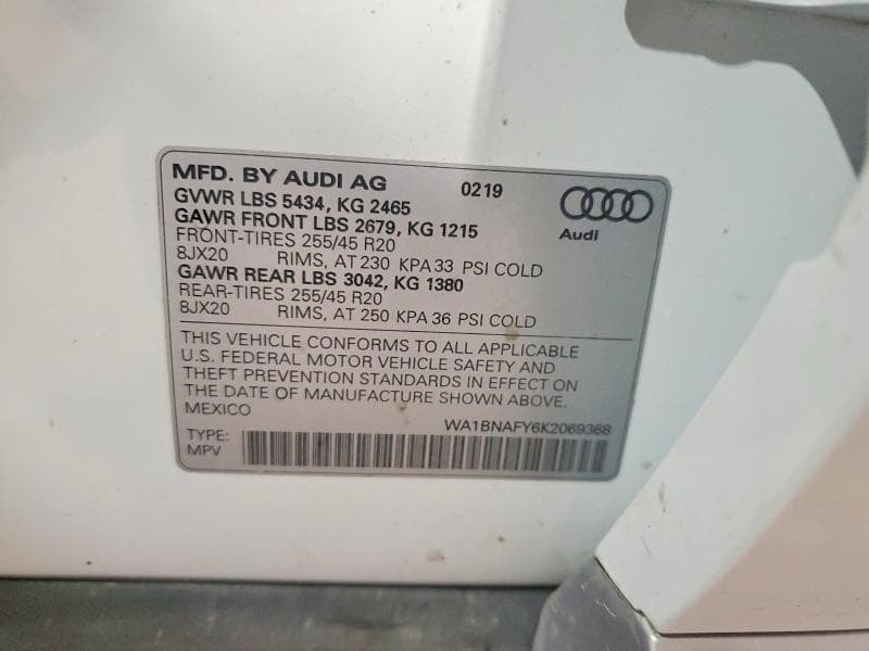 2019 AUDI Q5 PREMIUM PLUS 13