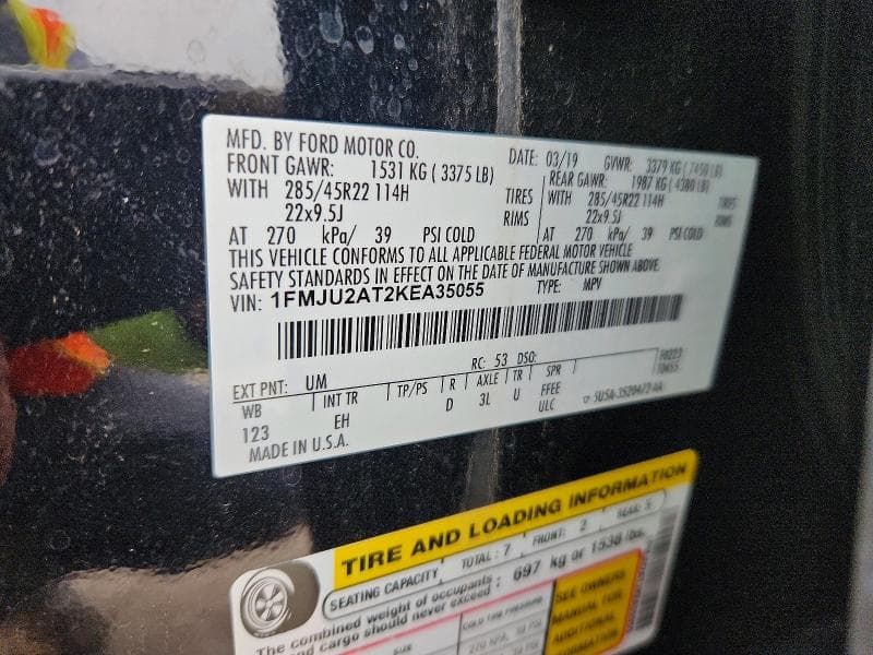 2019 FORD EXPEDITION LIMITED 13