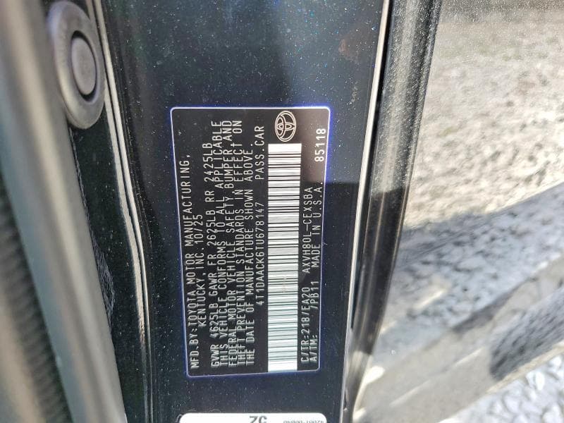 2026 TOYOTA CAMRY SE 12