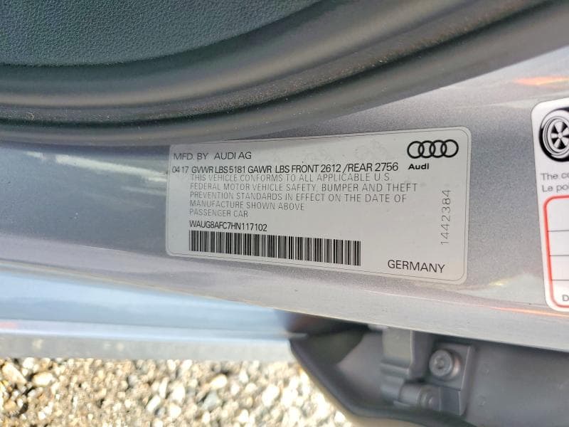 2017 AUDI A6 PREMIUM PLUS 12
