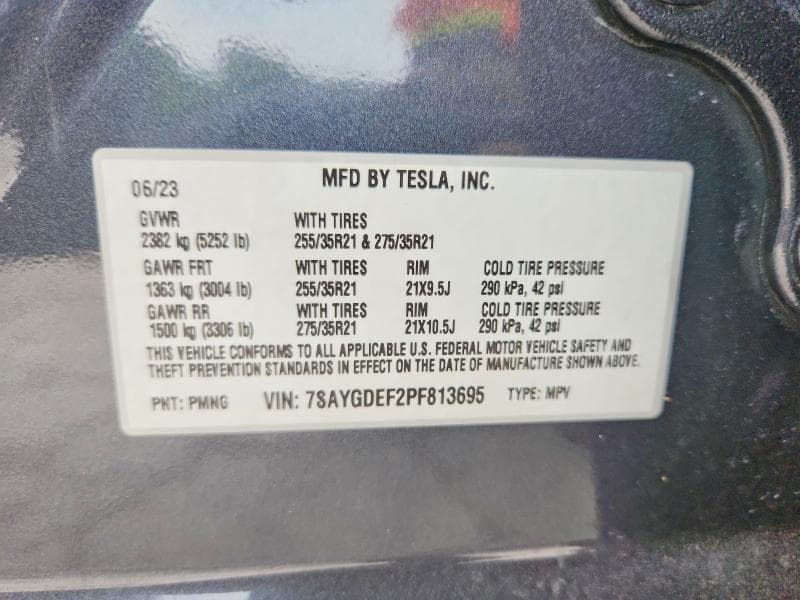2023 TESLA MODEL Y 12