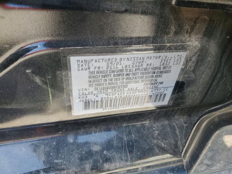 2021 NISSAN SENTRA S 12